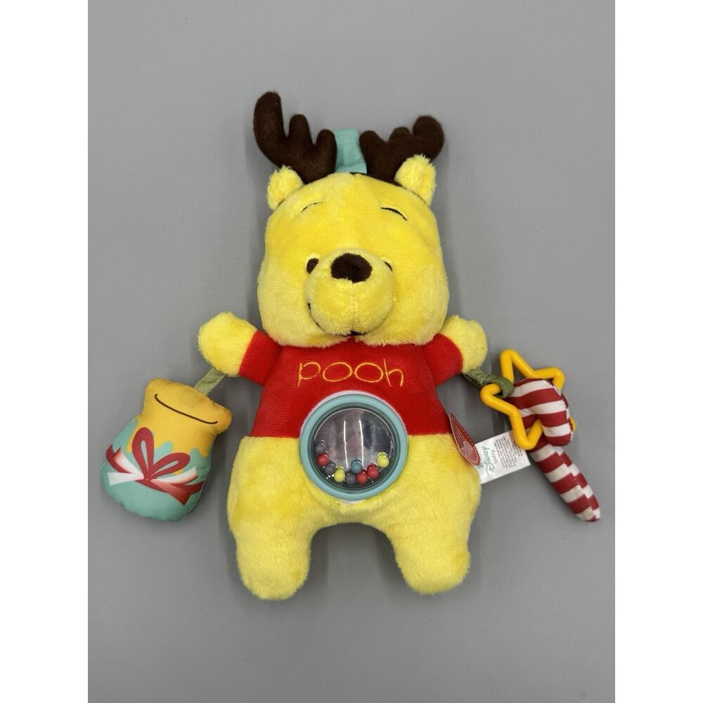 Disney‎ Baby Winnie the Pooh On-the-Go Holiday Activity Plush 10” Stuffed Animal